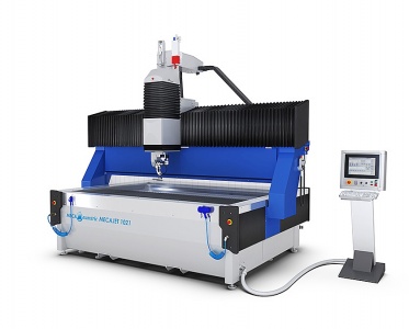 MECAJET II waterjet cutting machine for soft and hard materials